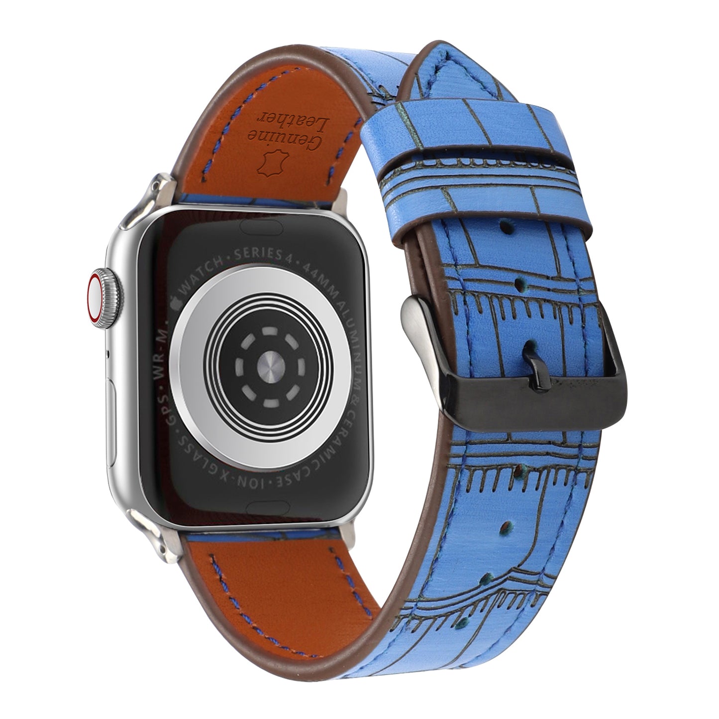 Waloo Bamboo Textured Leather Band For Apple Watch