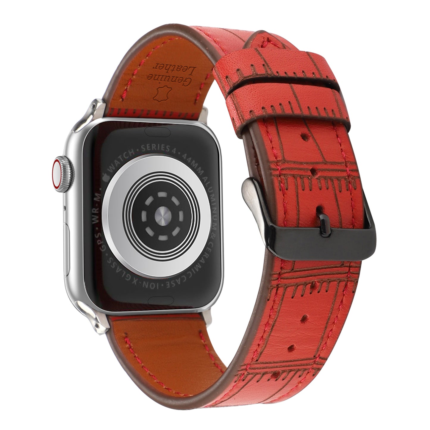 Waloo Bamboo Textured Leather Band For Apple Watch