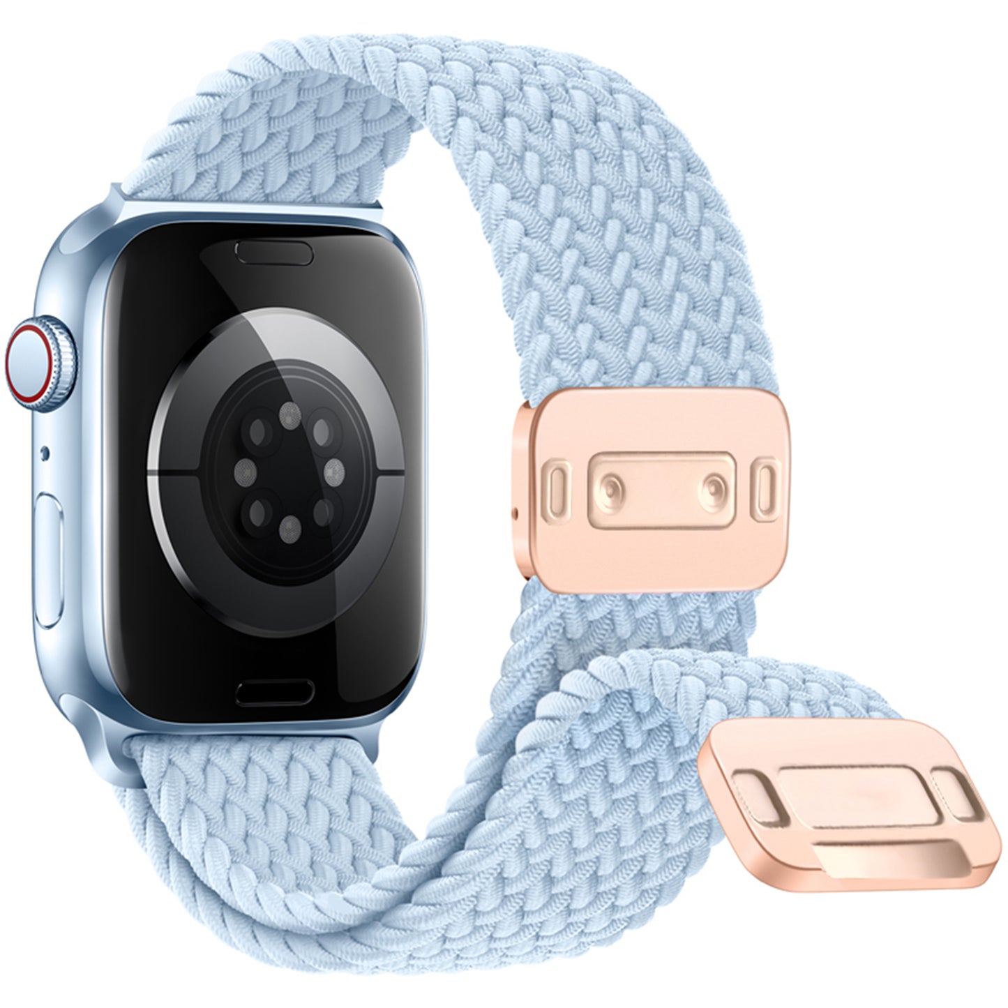 Waloo Braided Nylon Magnetic Loop Band For Apple Watch
