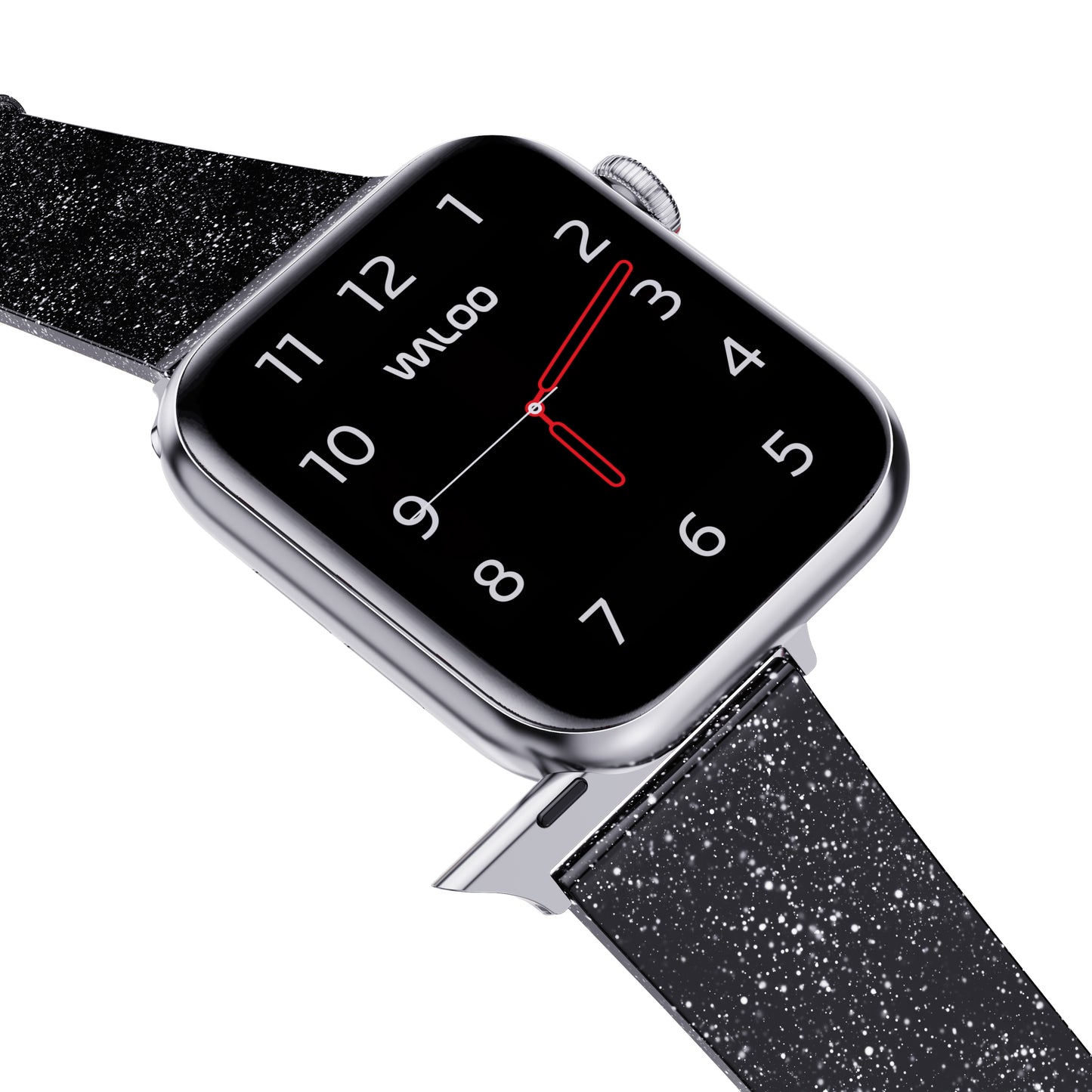Waloo Shiny Brilliance Leather Band For Apple Watch