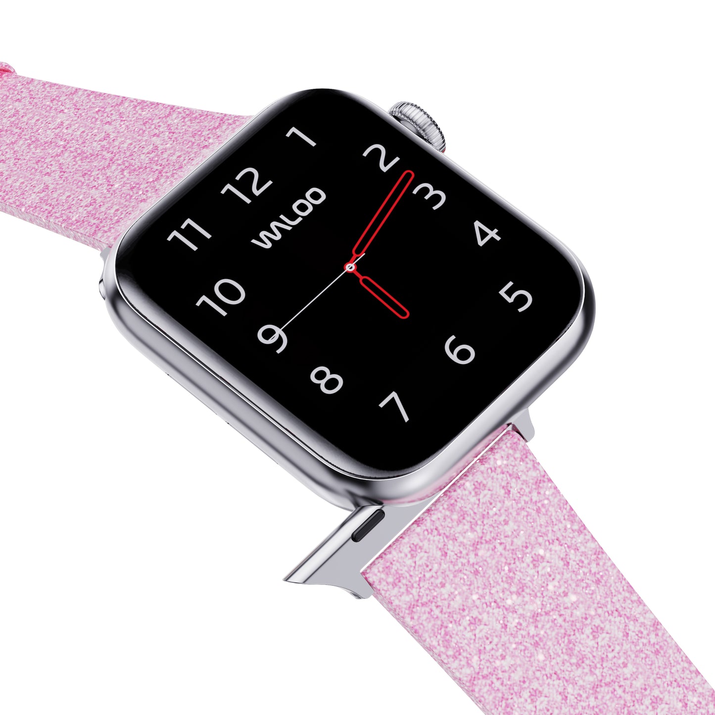 Waloo Shiny Brilliance Leather Band For Apple Watch