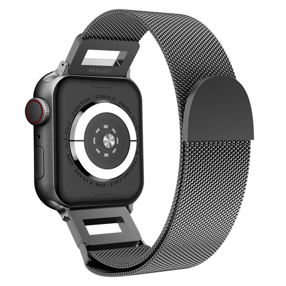 Waloo Diamond Magnetic Mesh Band For Apple Watch