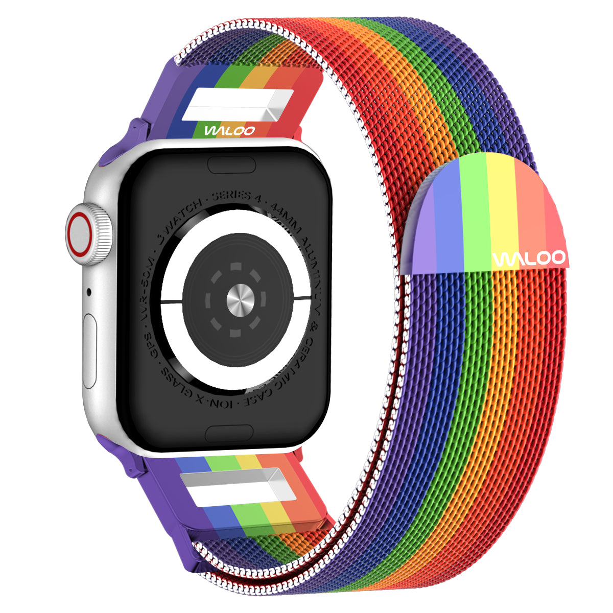 Waloo Diamond Magnetic Mesh Band For Apple Watch