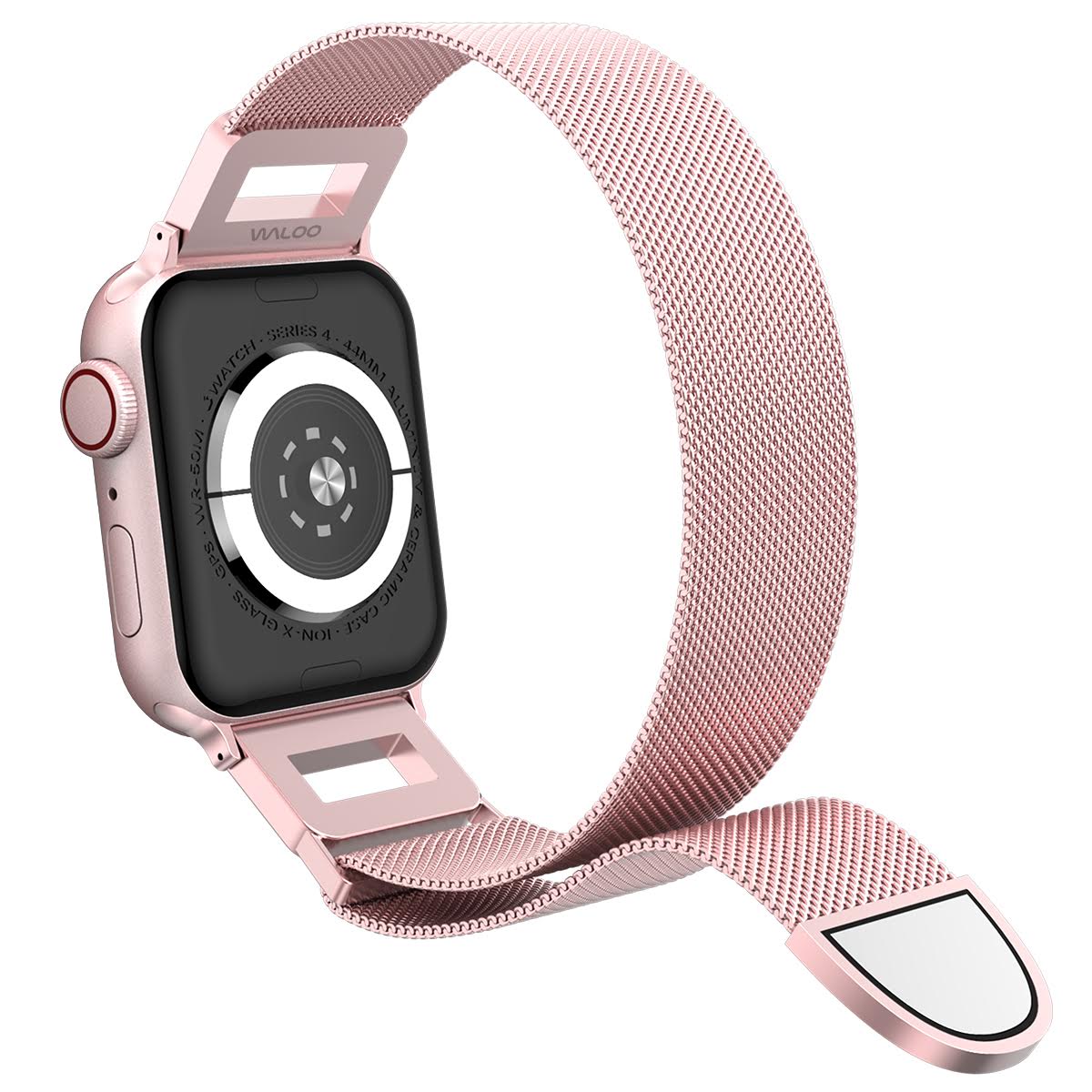 Waloo Diamond Magnetic Mesh Band For Apple Watch