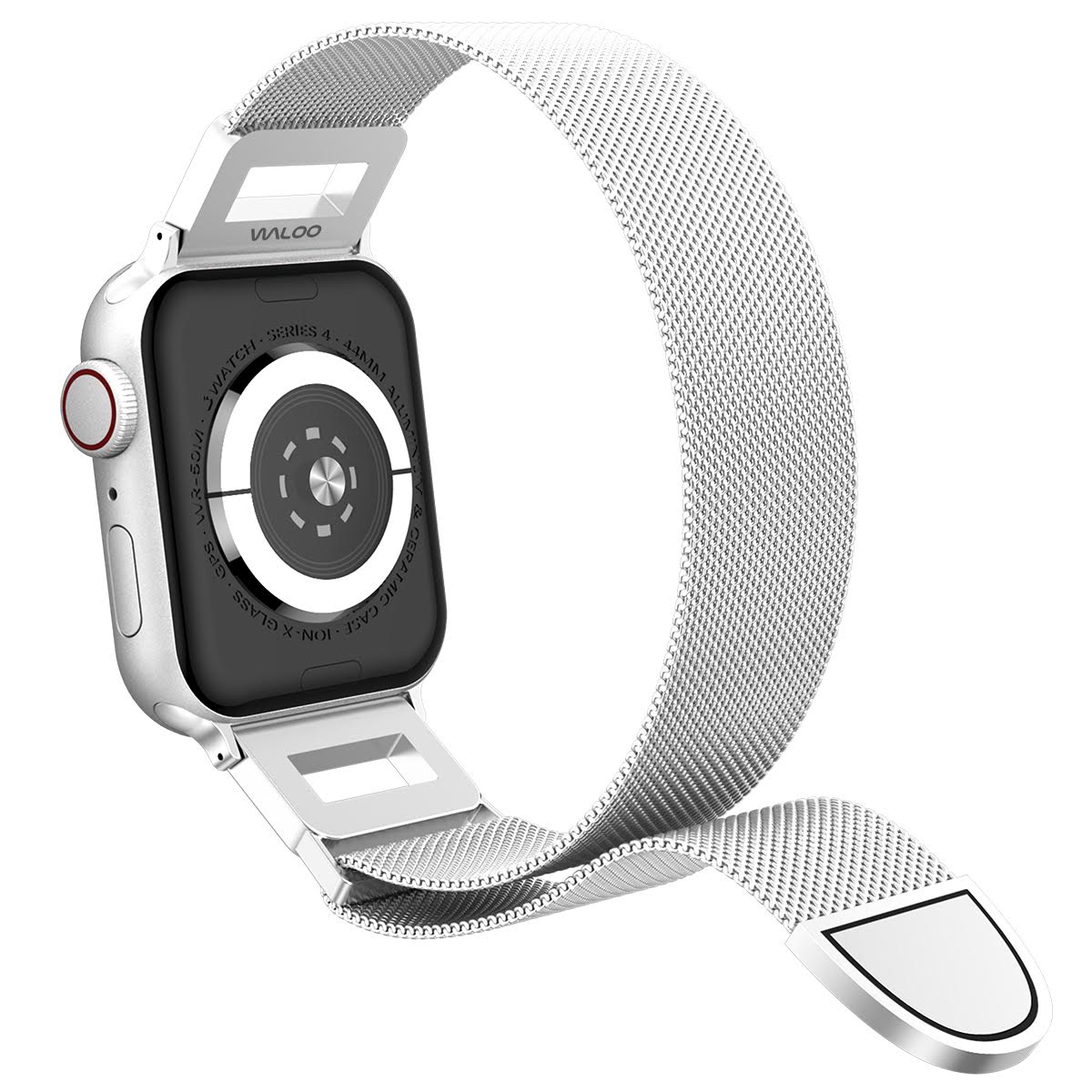 Waloo Diamond Magnetic Mesh Band For Apple Watch