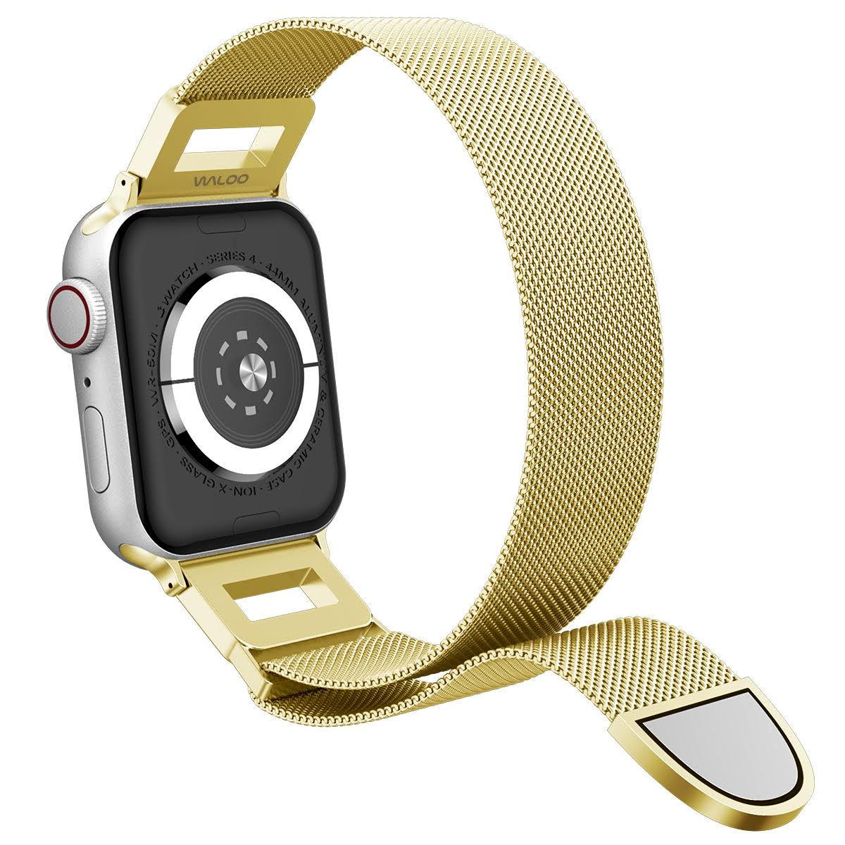 Waloo Diamond Magnetic Mesh Band For Apple Watch