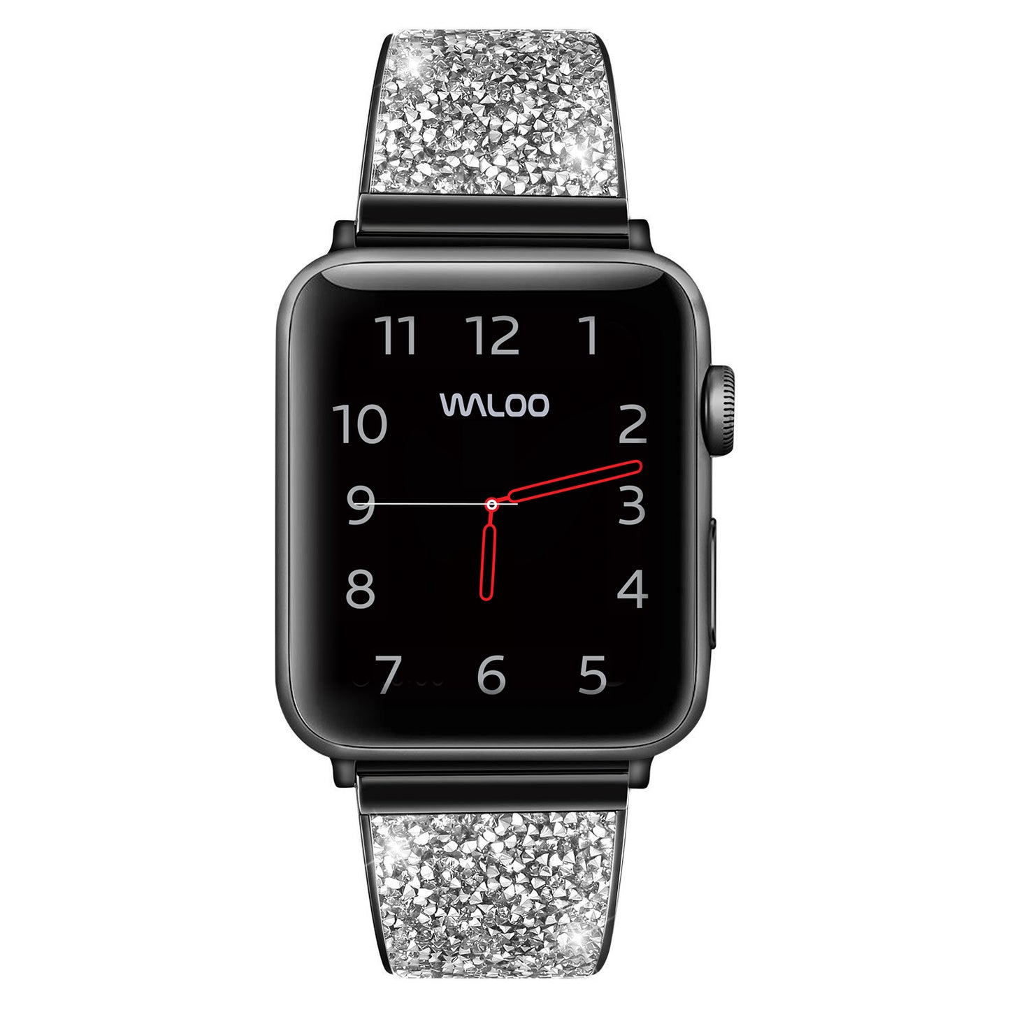 Waloo Diamond Studded Bracelet Band For Apple Watch