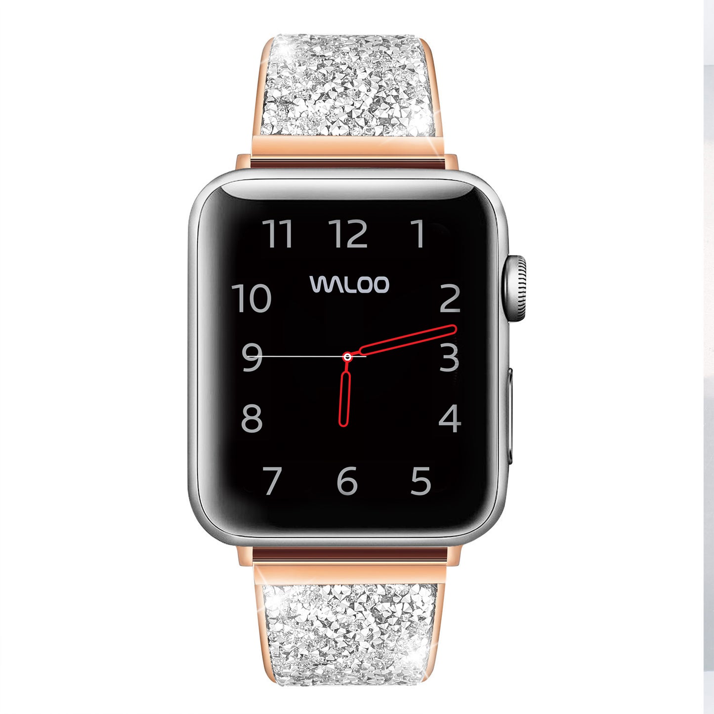 Waloo Diamond Studded Bracelet Band For Apple Watch