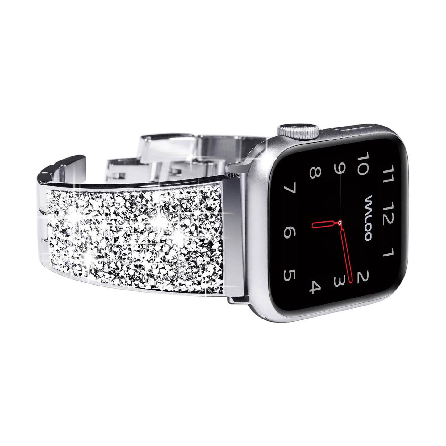 Waloo Diamond Studded Bracelet Band For Apple Watch