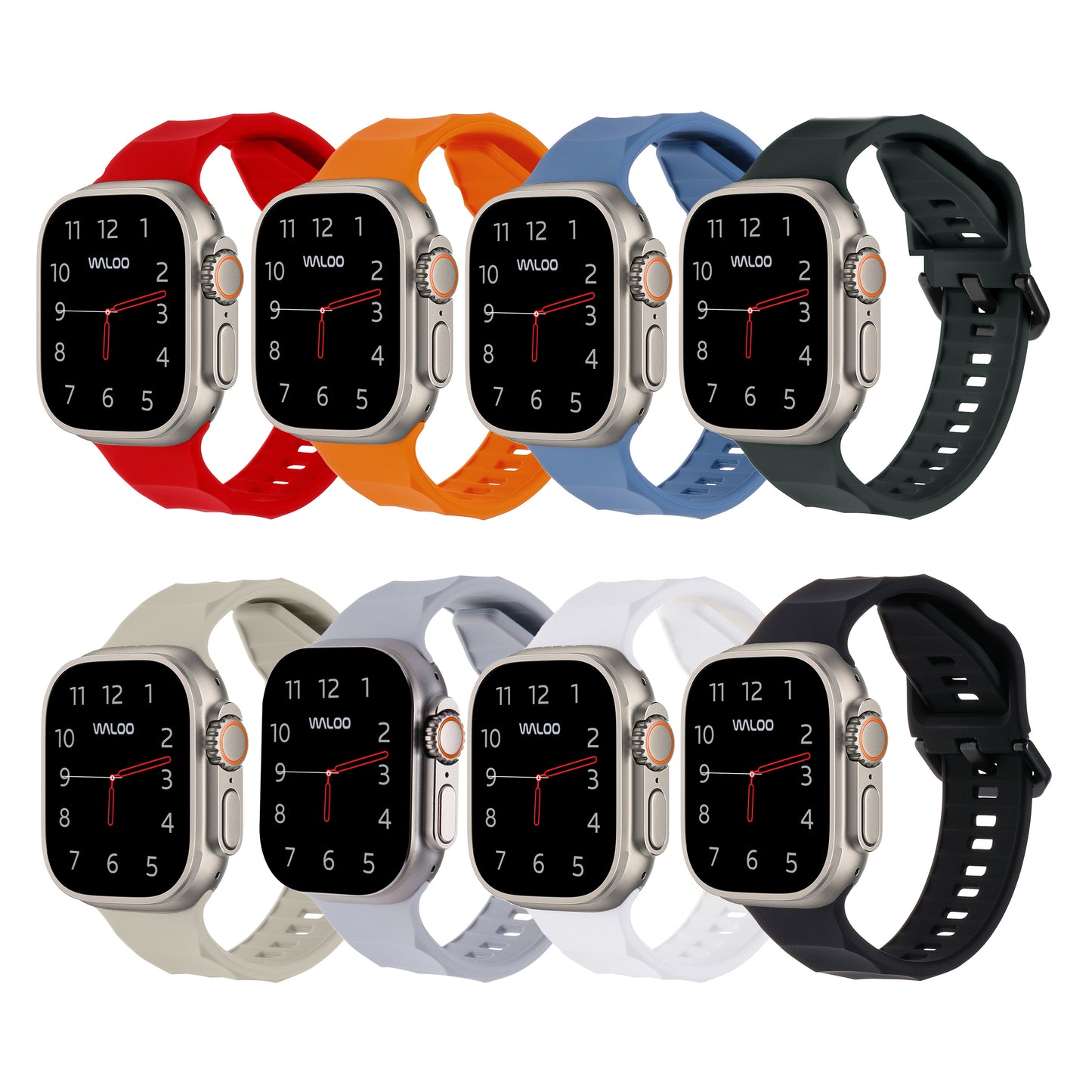 Waloo Explorer Silicone Band For Apple Watch
