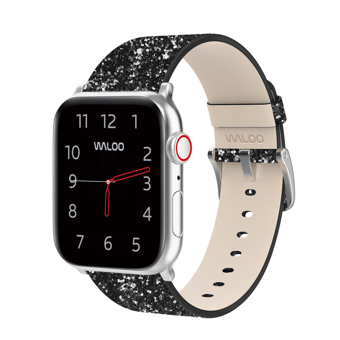 Waloo Leather Bling Band For Apple Watch