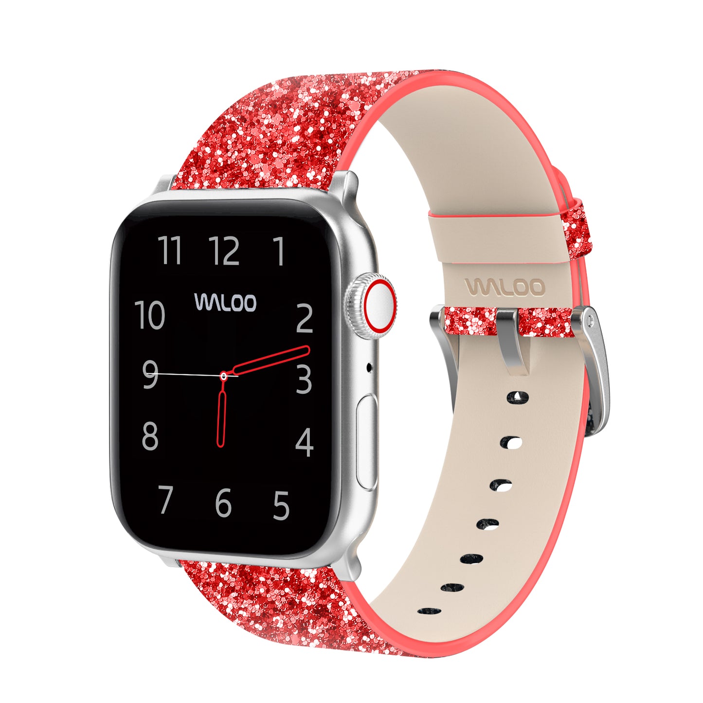 Waloo Leather Bling Band For Apple Watch