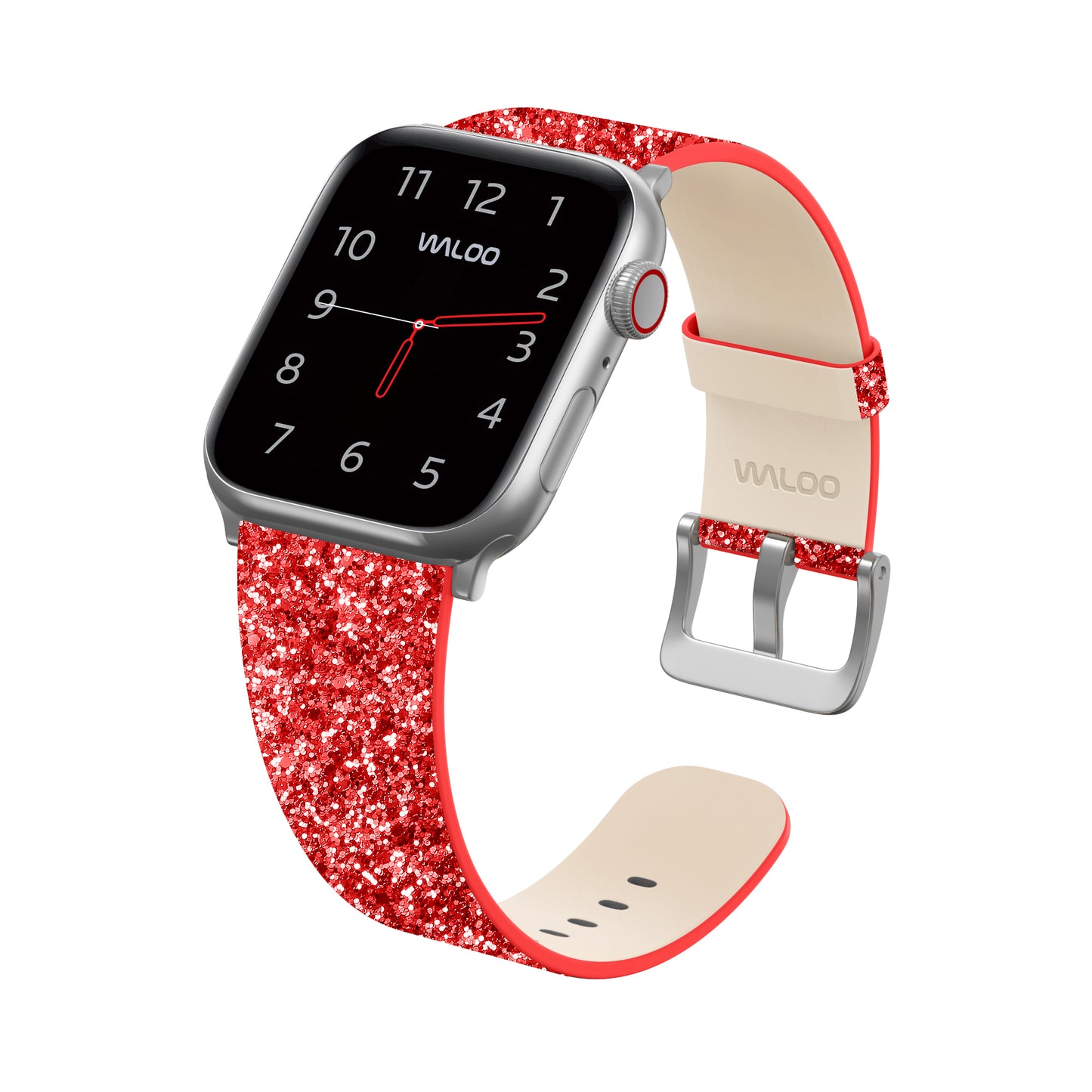 Waloo Leather Bling Band For Apple Watch