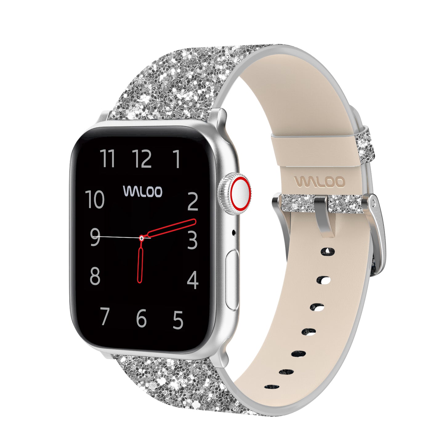 Waloo Leather Bling Band For Apple Watch