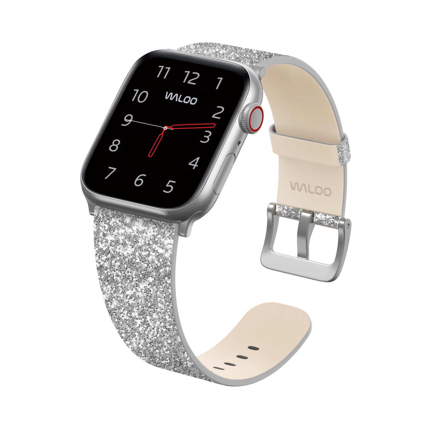 Waloo Leather Bling Band For Apple Watch