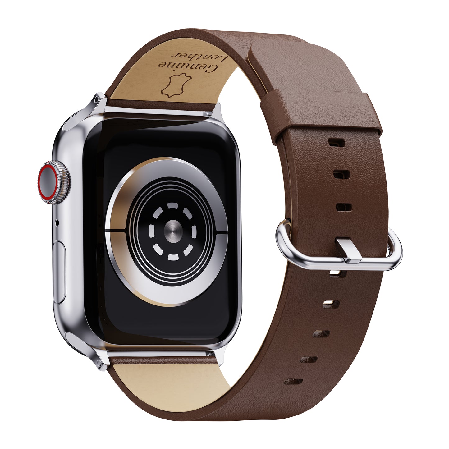 Waloo Leather Grain Band For Apple Watch