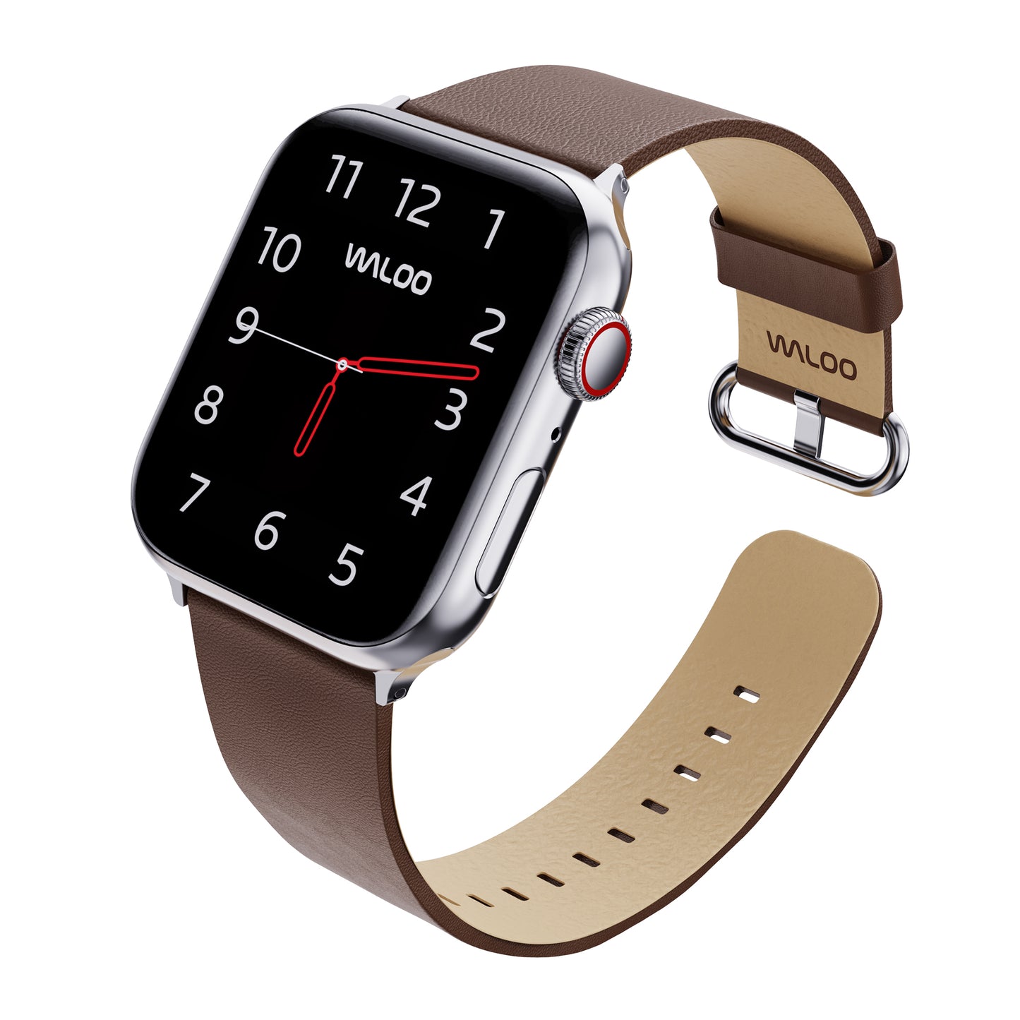 Waloo Leather Grain Band For Apple Watch