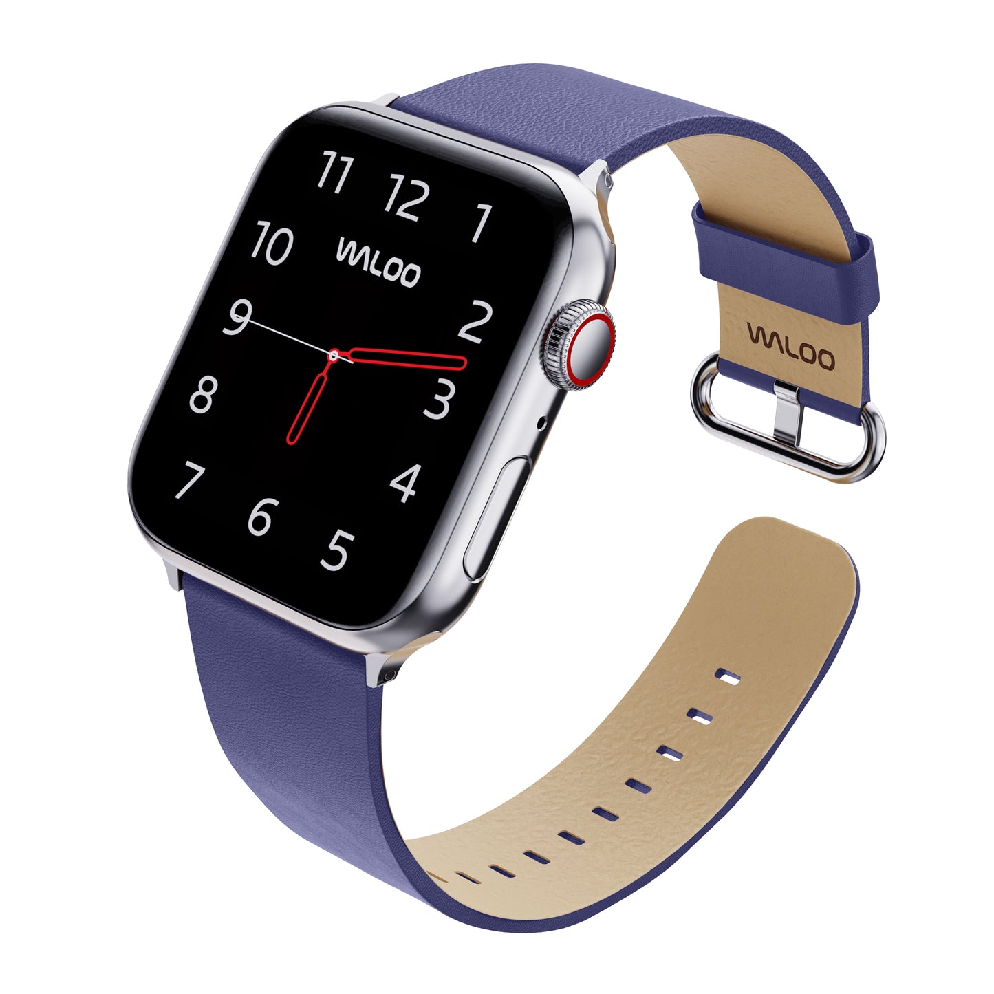 Waloo Leather Grain Band For Apple Watch