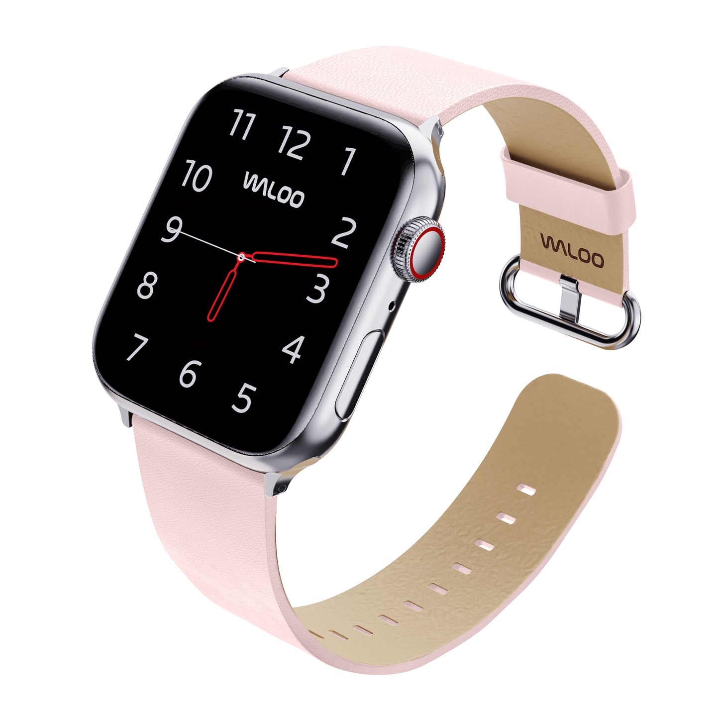 Waloo Leather Grain Band For Apple Watch