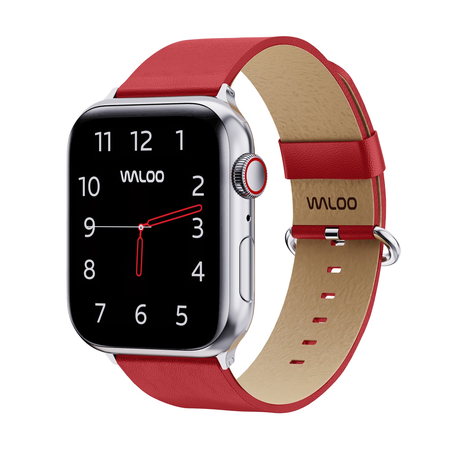 Waloo Leather Grain Band For Apple Watch
