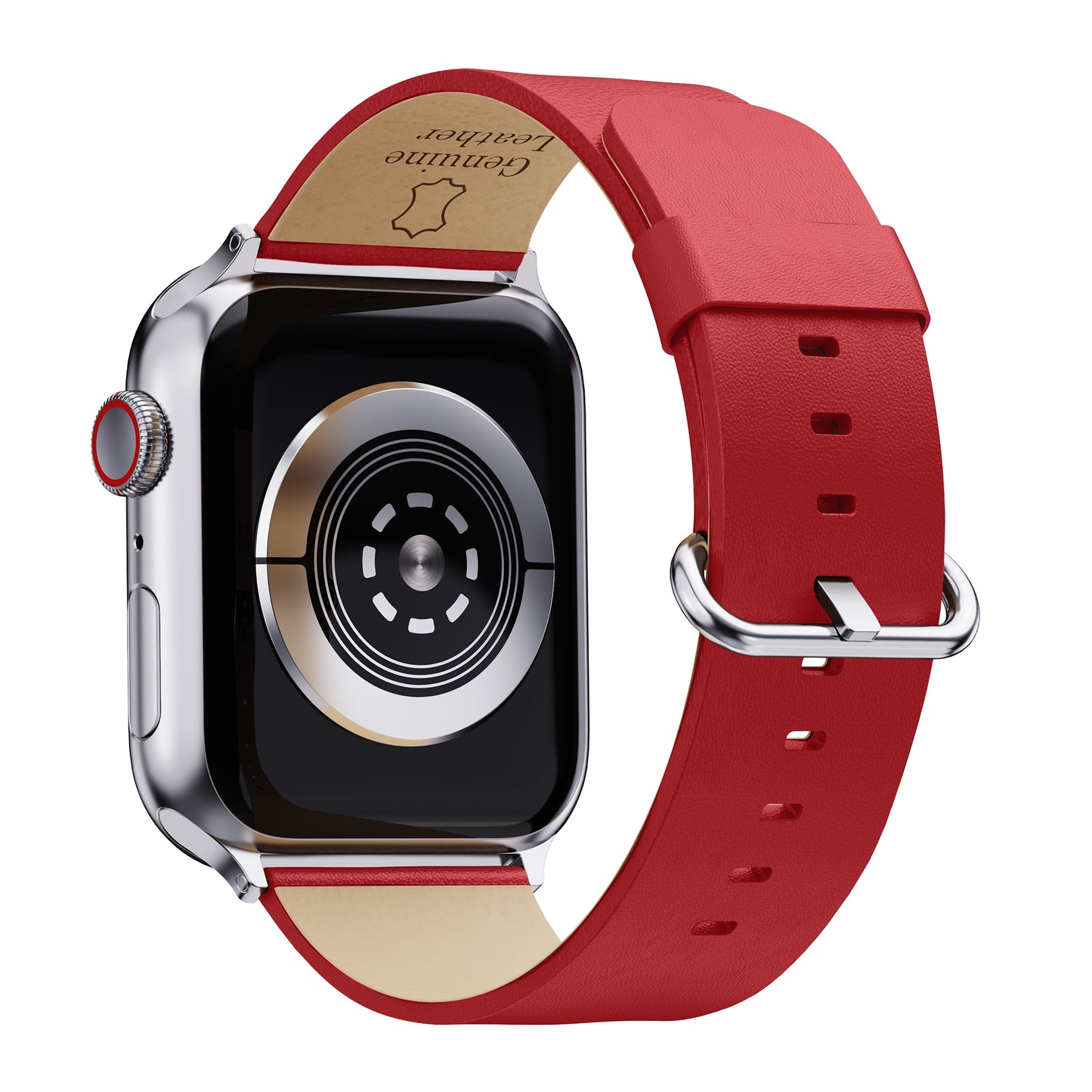 Waloo Leather Grain Band For Apple Watch