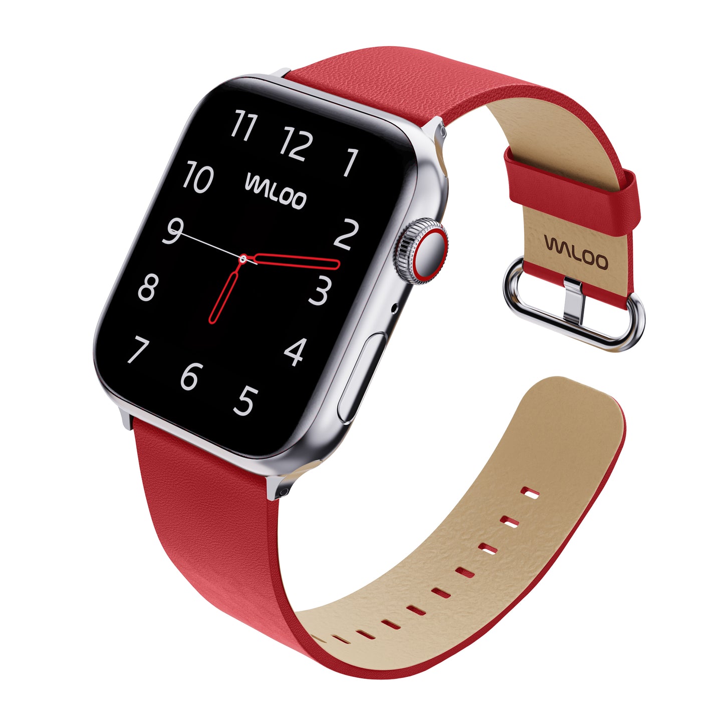 Waloo Leather Grain Band For Apple Watch