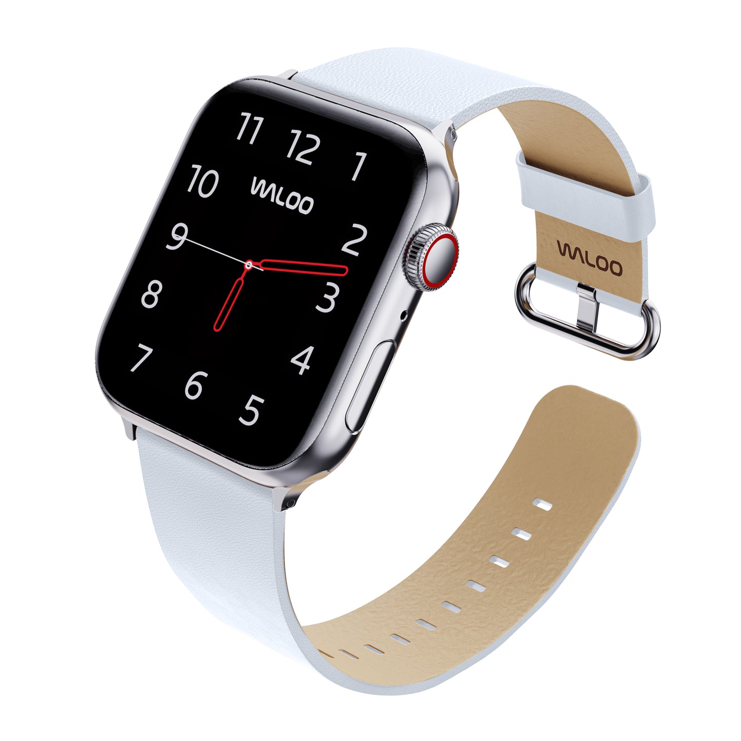 Waloo Leather Grain Band For Apple Watch