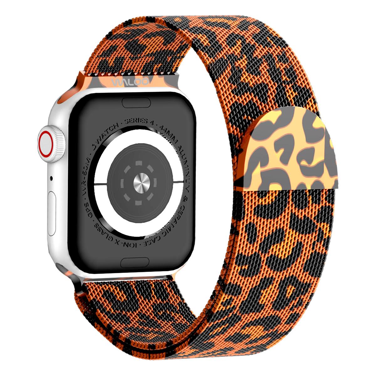 Waloo Animal Printed Magnetic Mesh Band For Apple Watch