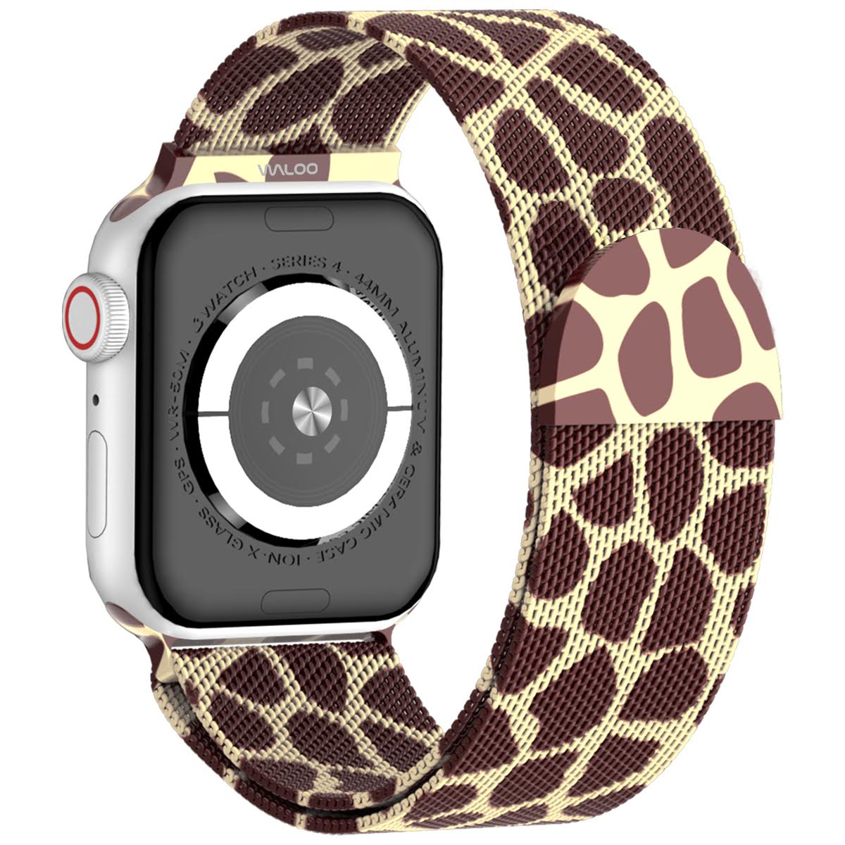 Waloo Animal Printed Magnetic Mesh Band For Apple Watch