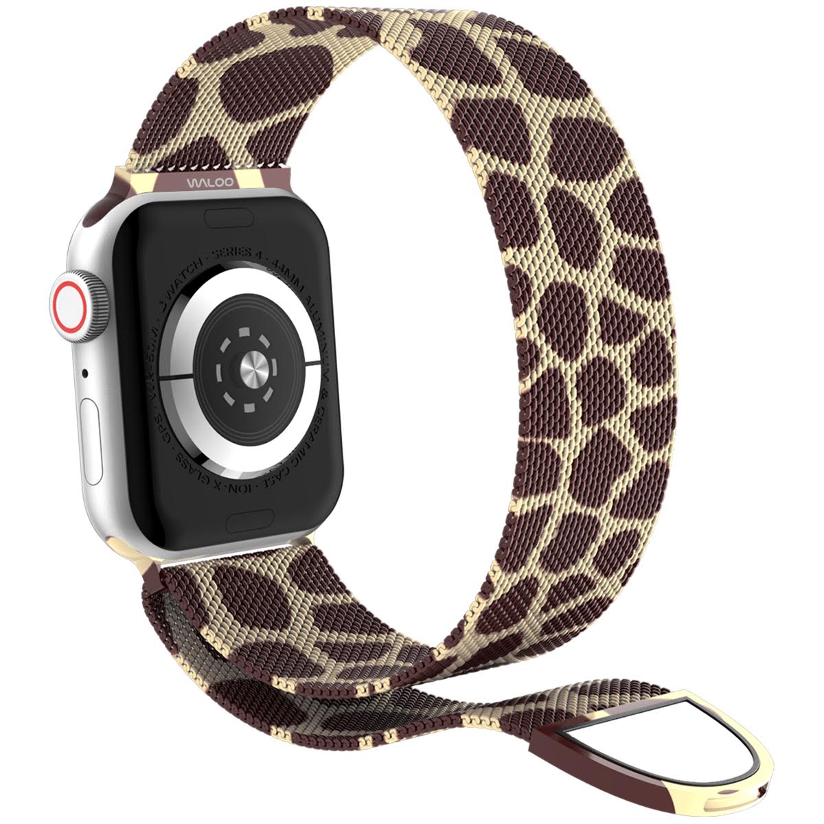 Waloo Animal Printed Magnetic Mesh Band For Apple Watch