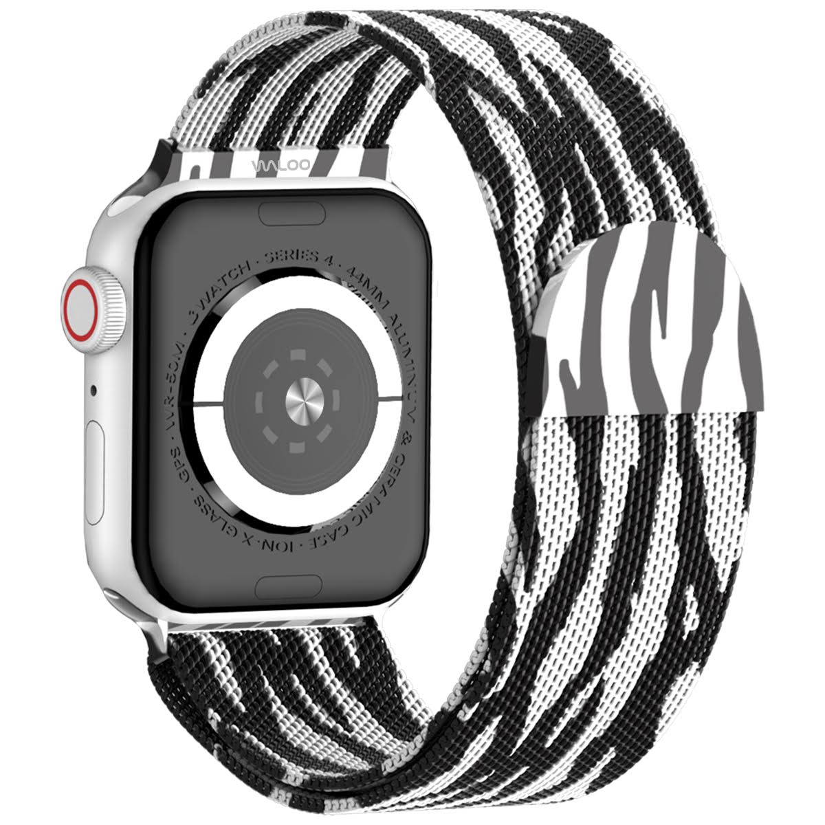 Waloo Animal Printed Magnetic Mesh Band For Apple Watch