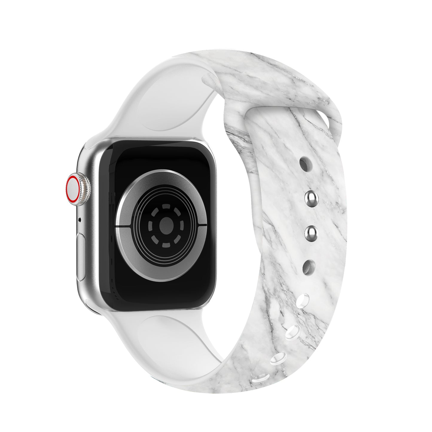 Waloo Marble Silicone Sport Band For Apple Watch