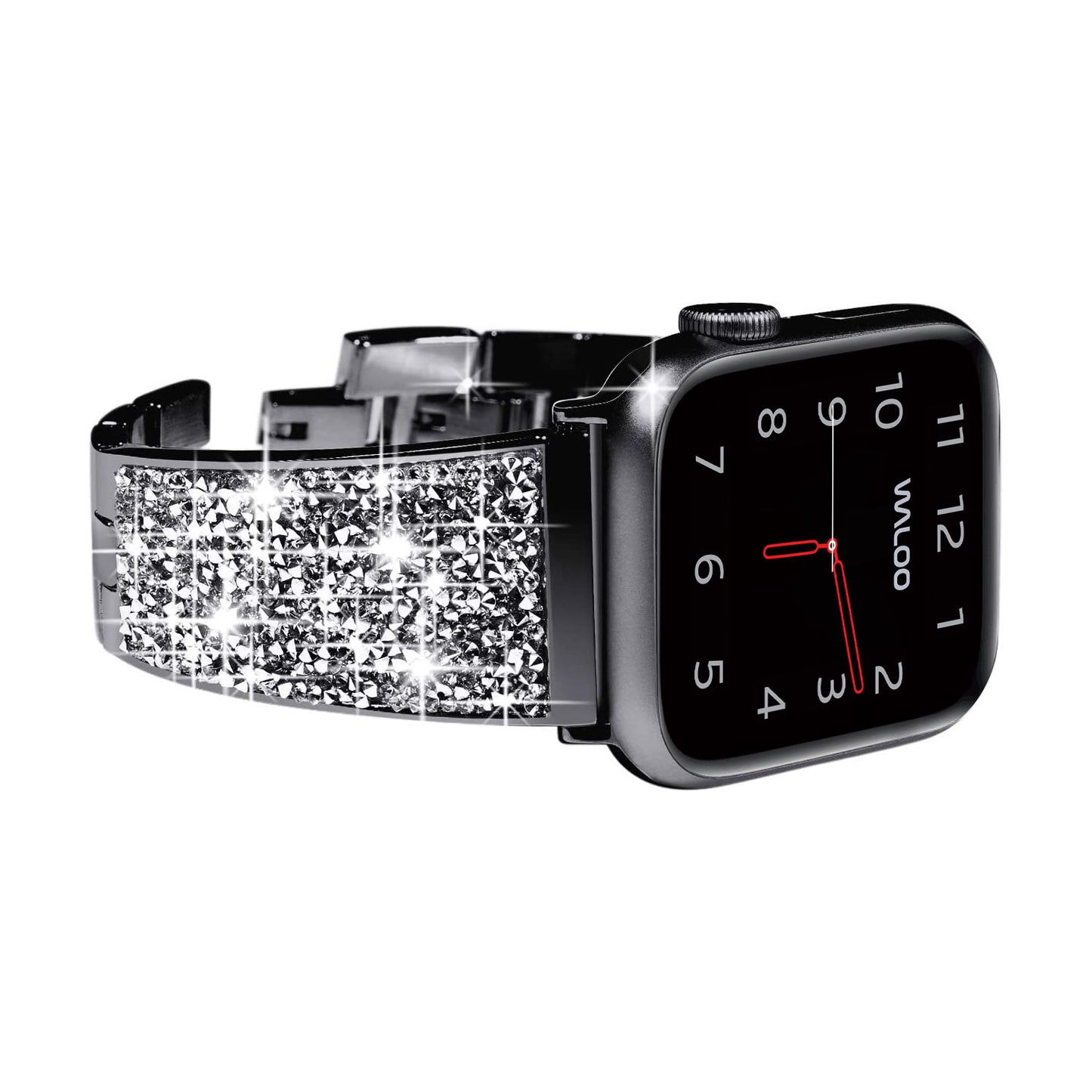 Waloo Diamond Studded Bracelet Band For Apple Watch