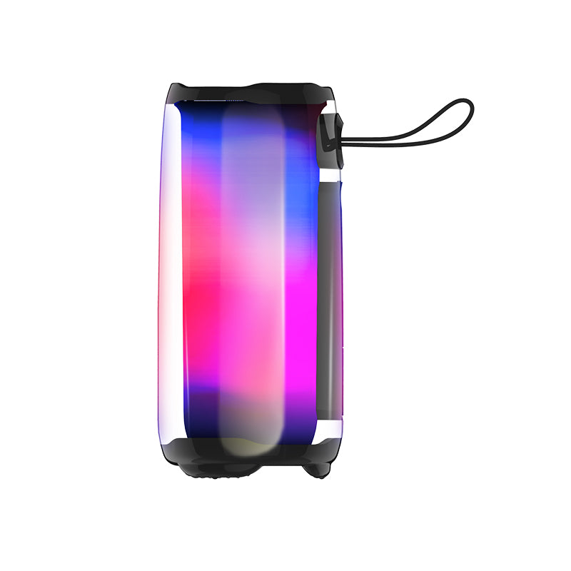 Waloo Wireless Portable Bluetooth Speaker with 360 Degrees LED Lights, Powerful Sound and Deep Bass