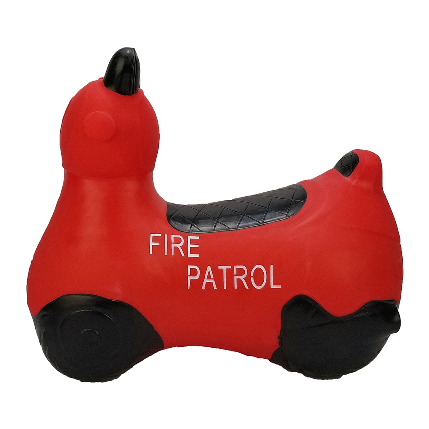 BounceZiez Inflatable Bouncy Ride-On Hopper with Pump - Fire Patrol