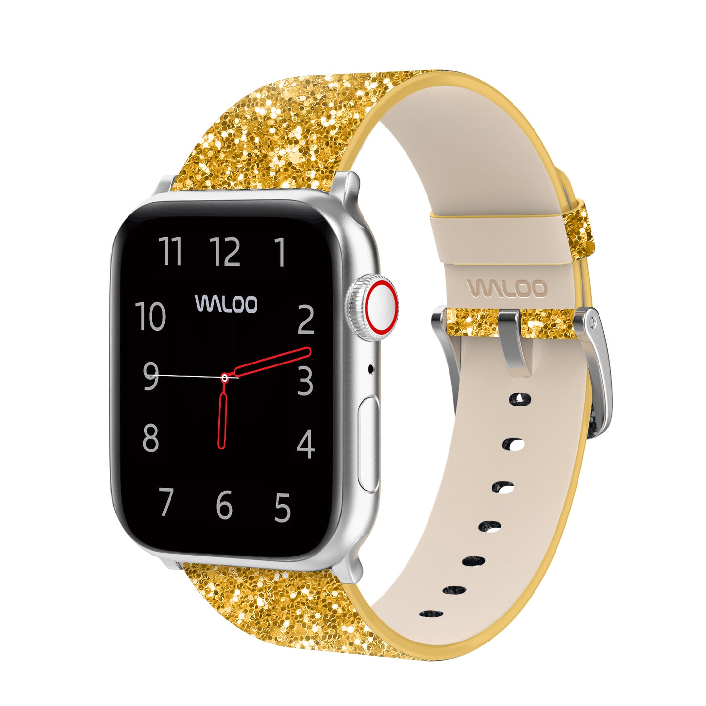 Waloo Leather Bling Band For Apple Watch