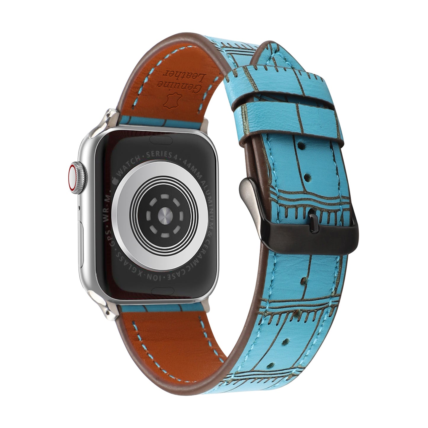 Waloo Bamboo Textured Leather Band For Apple Watch