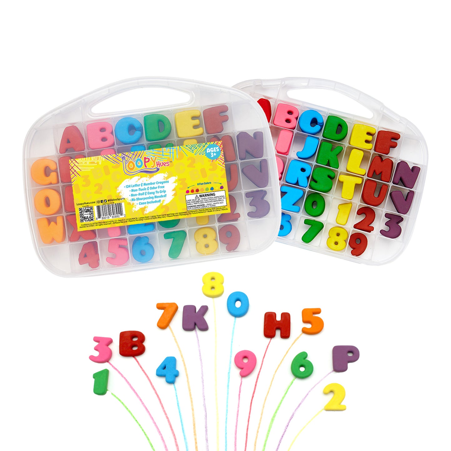 Loopy Hues - Bendable & 3D Shaped Crayons