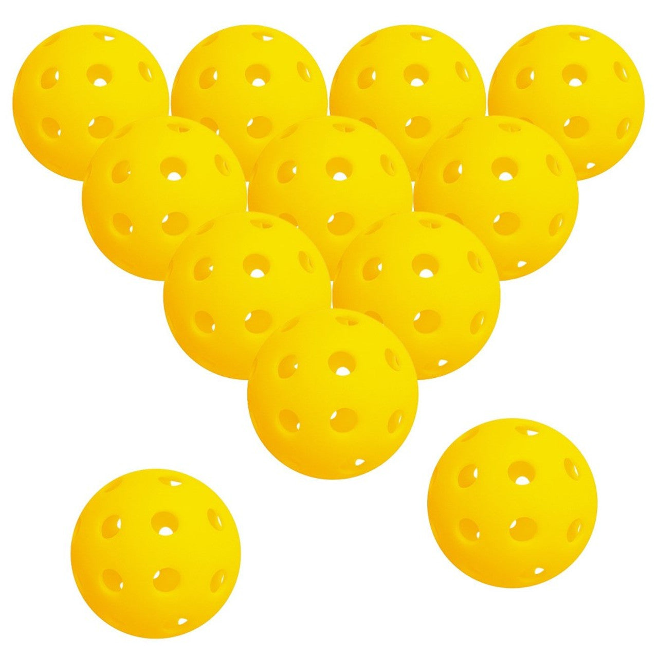 Waloo Sports Replacement Pickleballs - 12 Pack