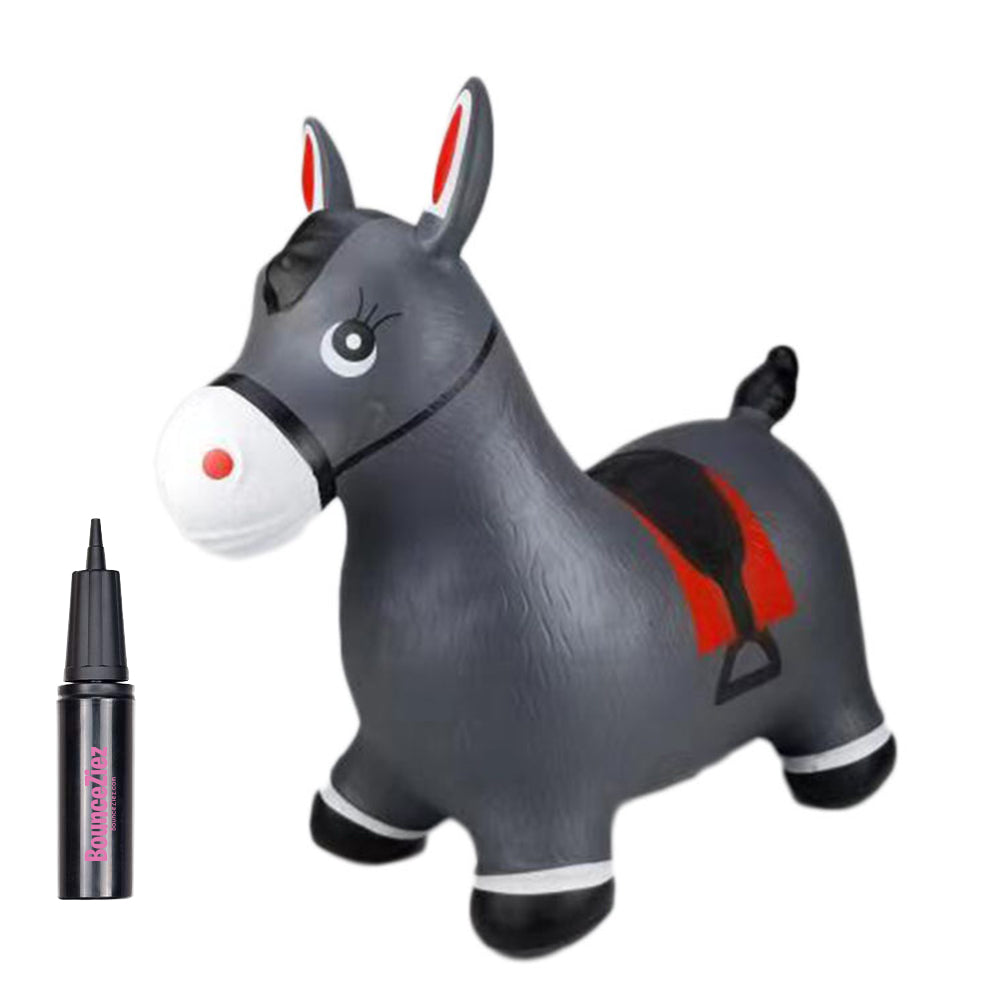 Gray Horse Ride On Hopper