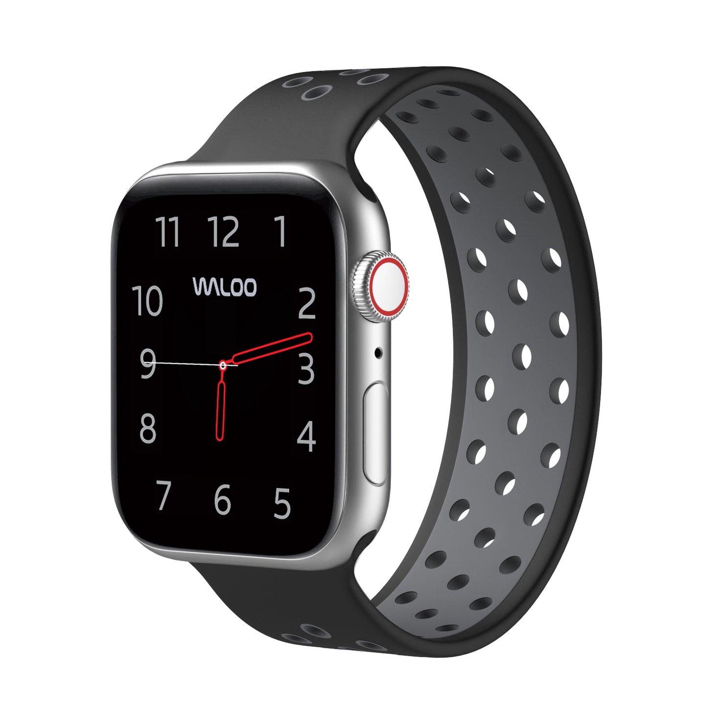 Waloo Breathable Silicone Loop Band For Apple Watch