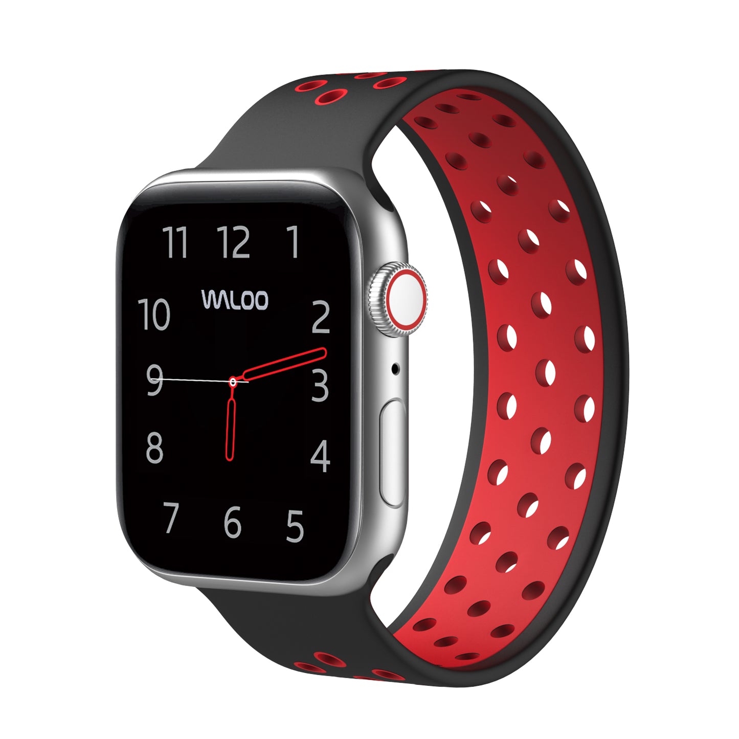Waloo Breathable Silicone Loop Band For Apple Watch