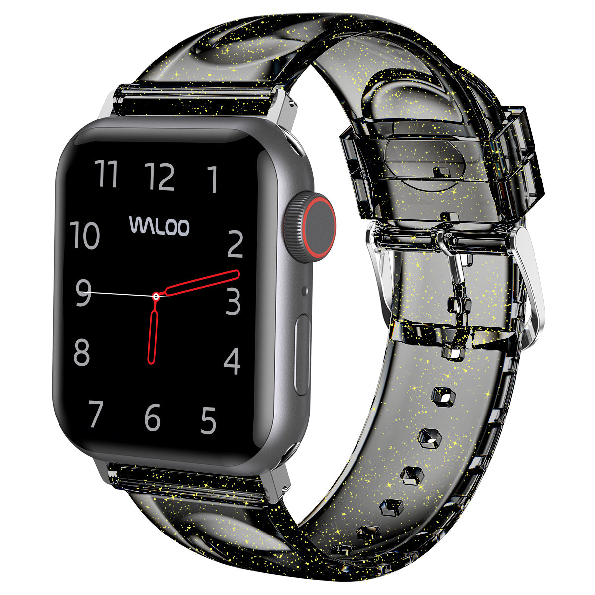 Waloo Clear Glitter Band For Apple Watch