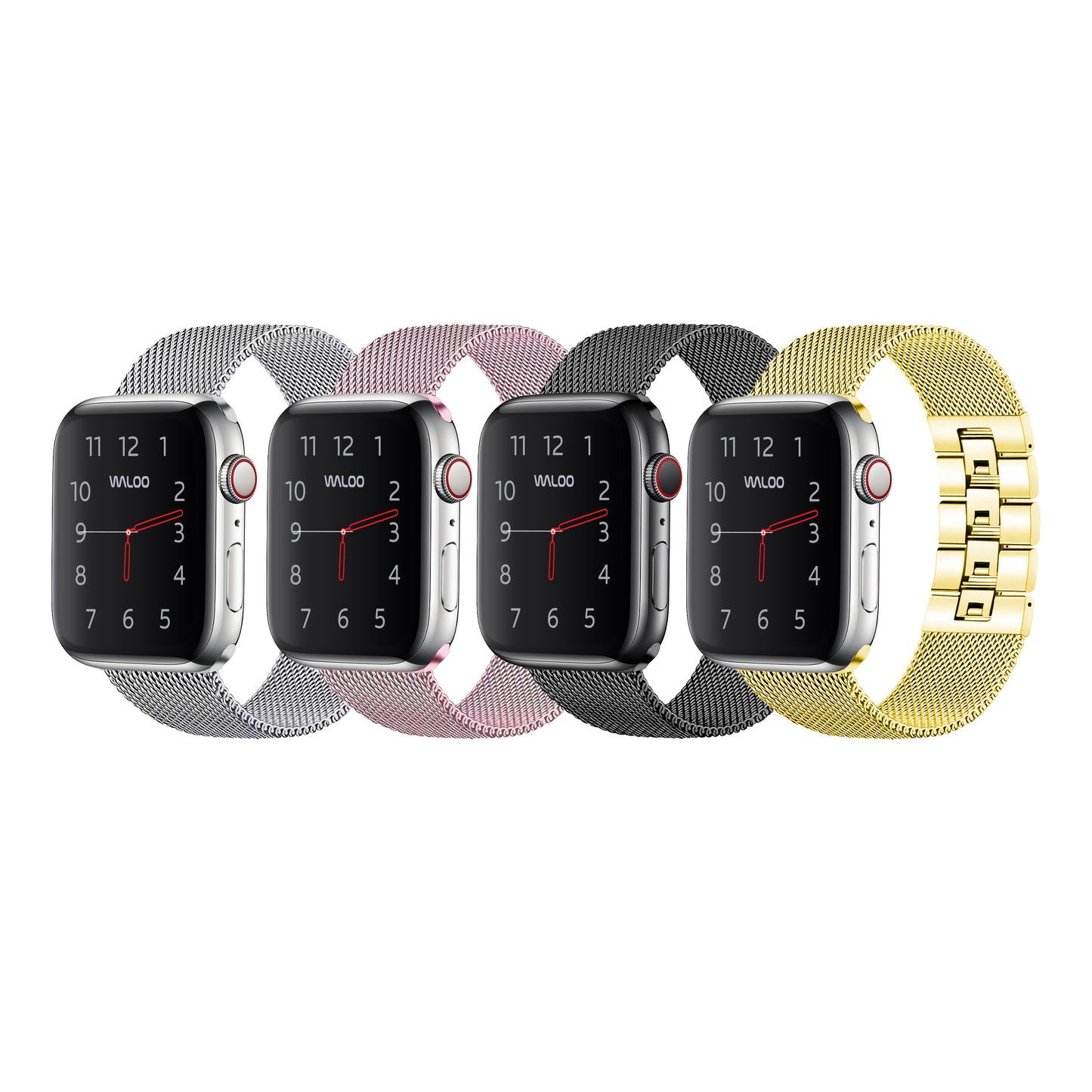 Waloo Linked Mesh Band For Apple Watch
