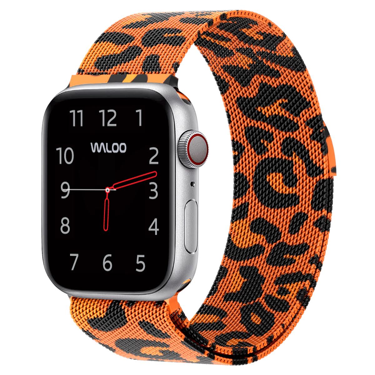 Waloo Animal Printed Magnetic Mesh Band For Apple Watch