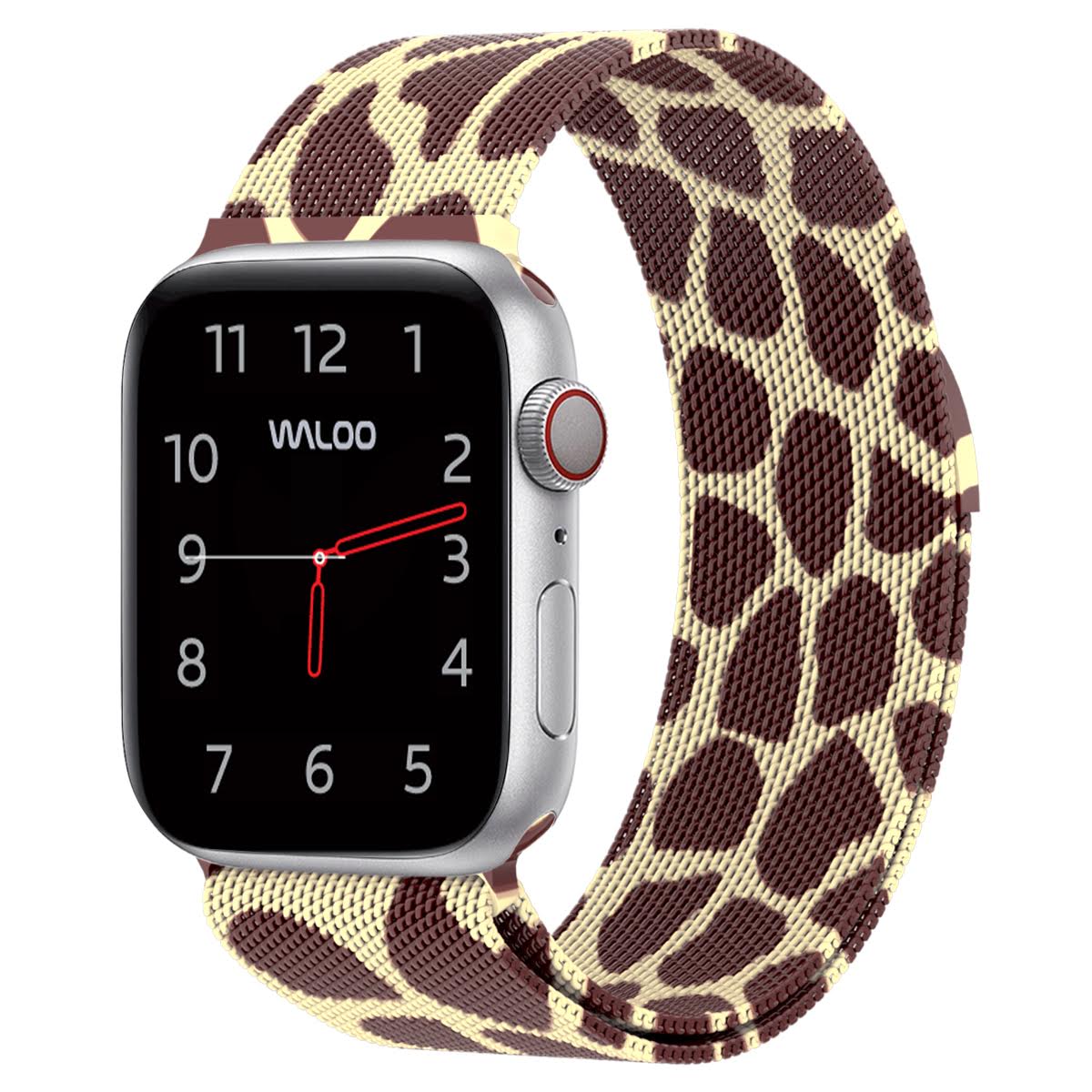 Waloo Animal Printed Magnetic Mesh Band For Apple Watch