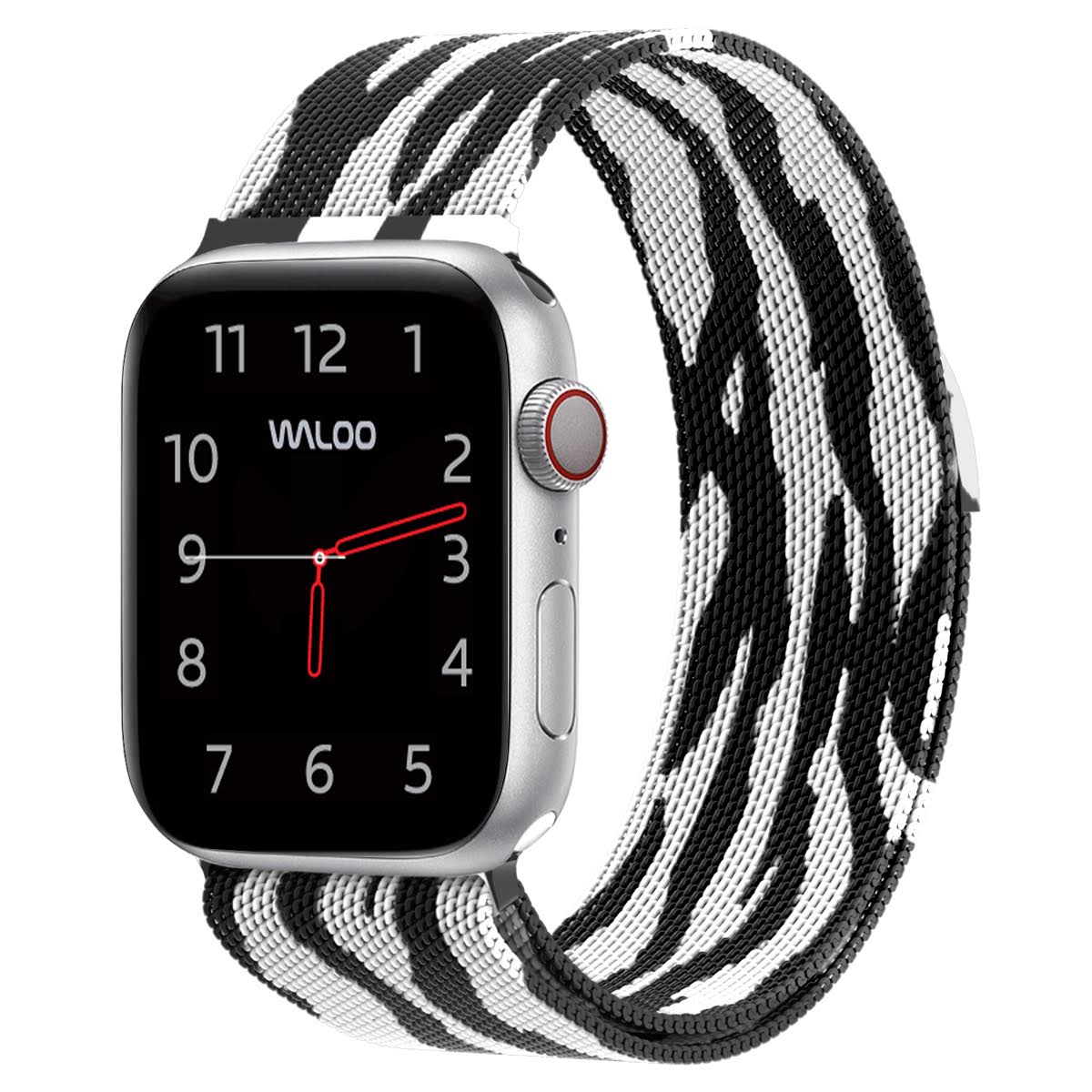 Waloo Animal Printed Magnetic Mesh Band For Apple Watch