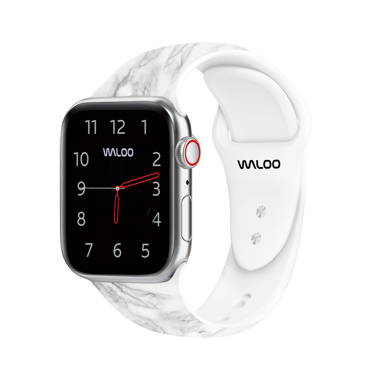 Waloo Marble Silicone Sport Band For Apple Watch