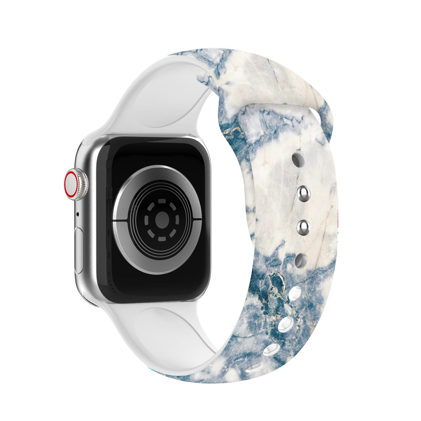 Waloo Marble Silicone Sport Band For Apple Watch
