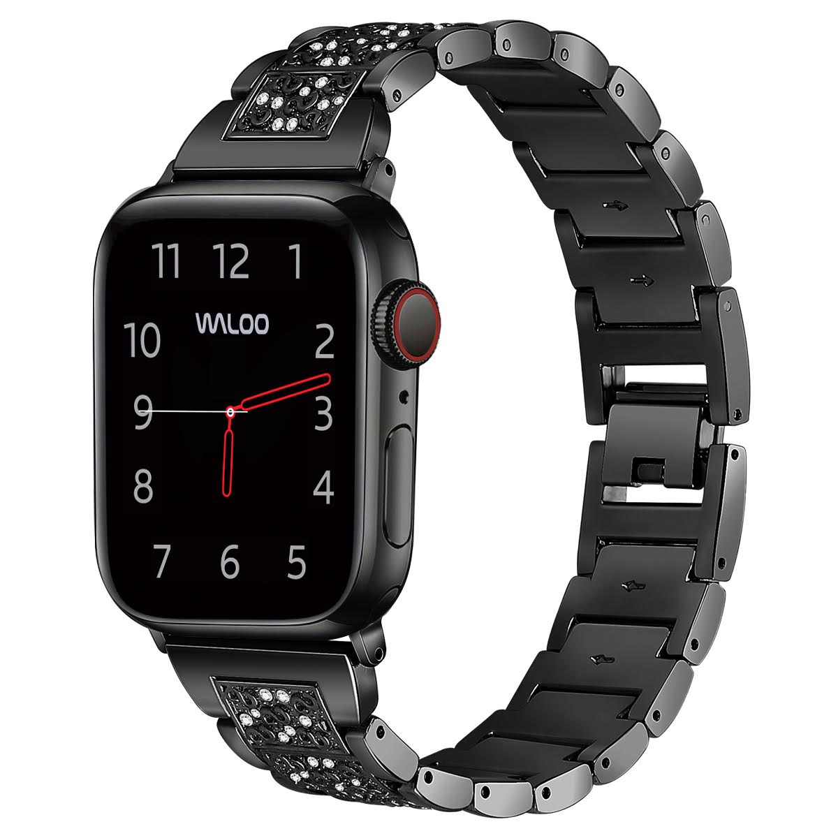 Waloo Rhinestone Pattern Band For Apple Watch